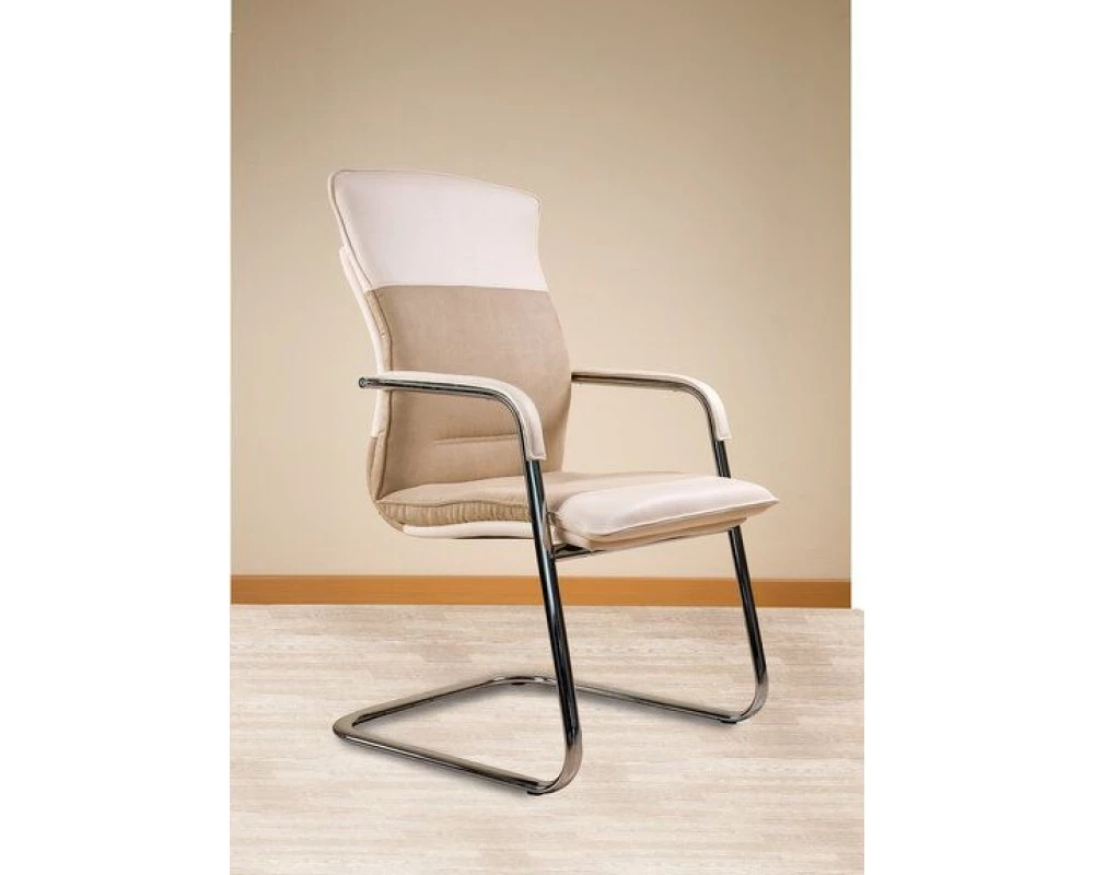 Кресло БЕРЛИН В, комб, хром