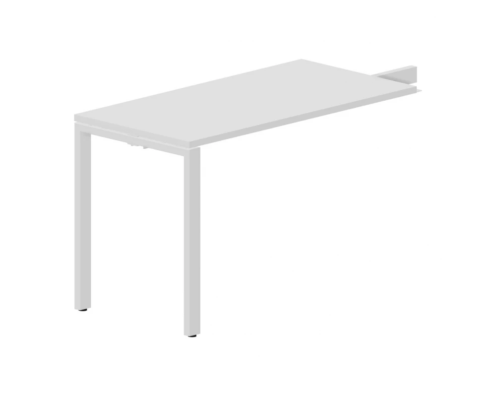 Брифинг-приставка 1180х600х750 Strike Белый/Белый