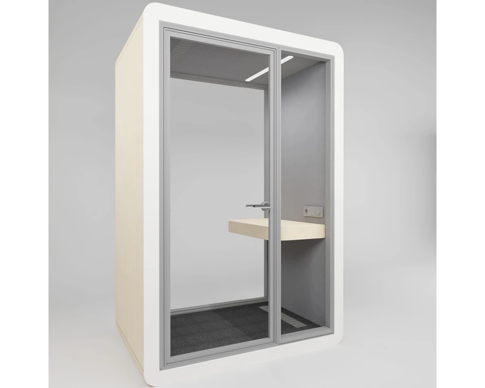 Акустическая кабина LWOP ONE WORK (задняя стенка стекло)