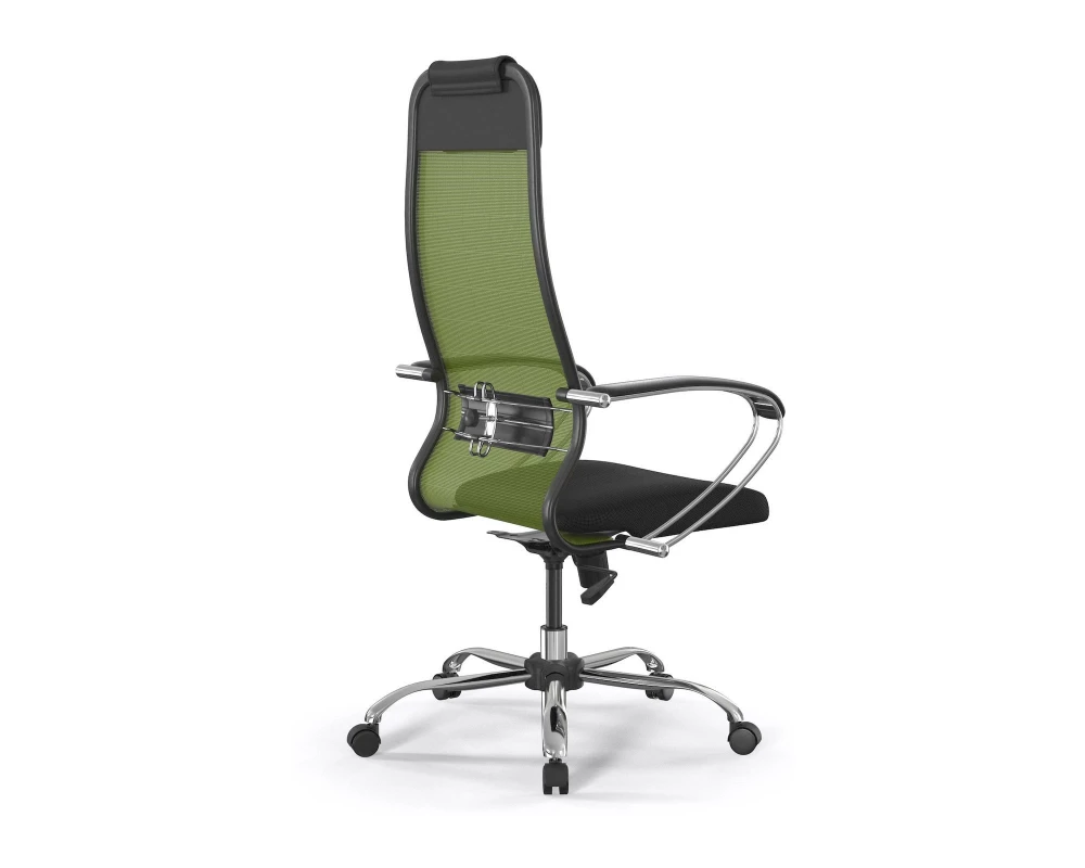 Кресло ErgoLife Set 11/подл.131/осн.Sit 003 Сетка/Ткань, Зеленый/Черный