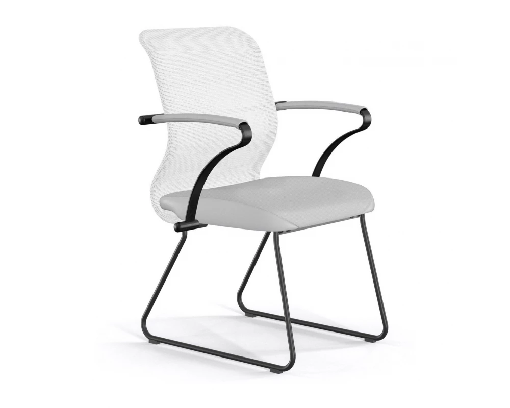 Кресло Sit 8 M4-9K F57 Сетка/Экокожа, Белый