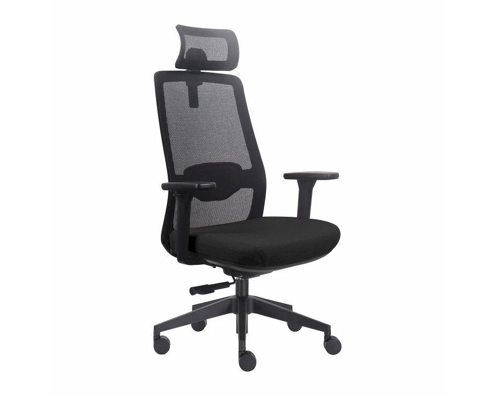 Кресло Norden Cross Сетка/Ткань, Черный