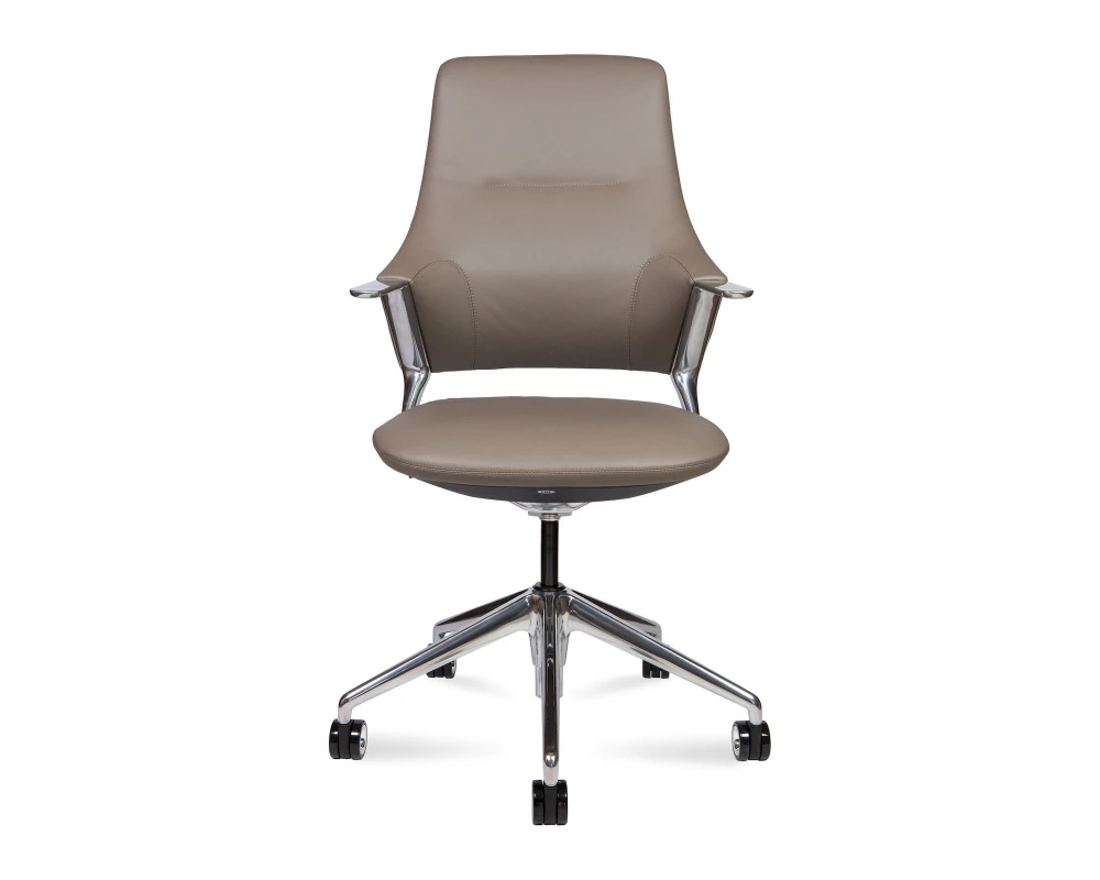 Кресло Norden Han LB Натуральная кожа, Серый